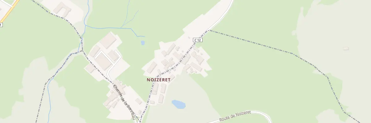 Plan du 12 Rte de Noizeret à Couches