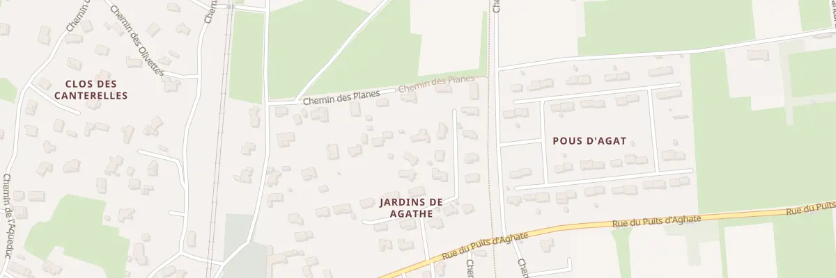Plan du 5617 Aires Vieilles Pous d’Agat à Sernhac
