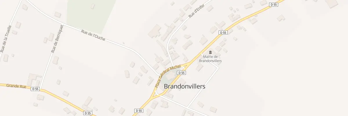 Plan du 2 Rue d’Enfer à Brandonvillers