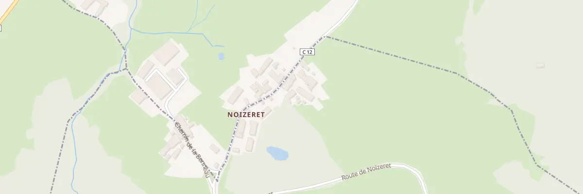 Plan du 14 Rte de Noizeret à Couches