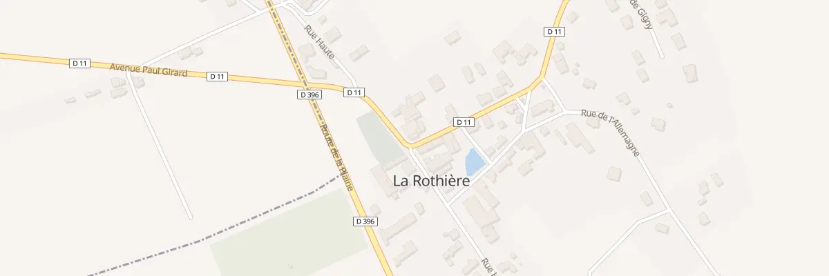 Plan du 1 Rue de Lantey à La Rothière