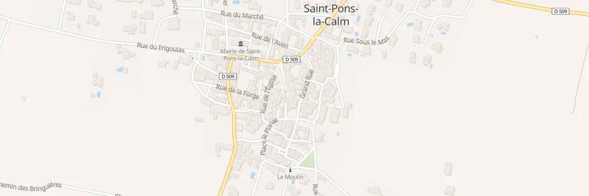 Plan du 5054 Gr Grand Rue à Saint-Pons-la-Calm