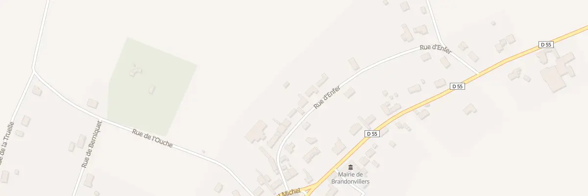 Plan du 7 Rue d’Enfer à Brandonvillers