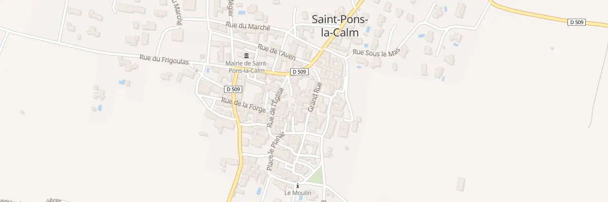 Plan du 5055 Le Village à Saint-Pons-la-Calm