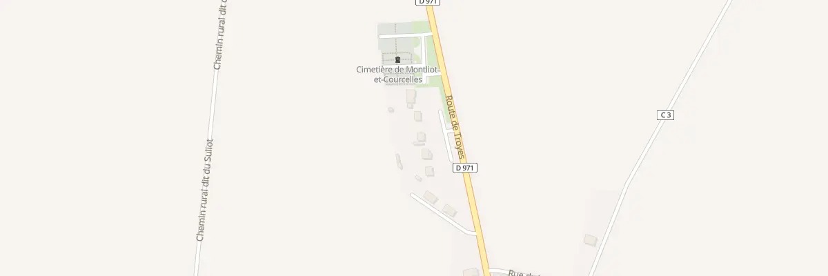 Plan du 53A Rte de Troyes à Montliot-et-Courcelles