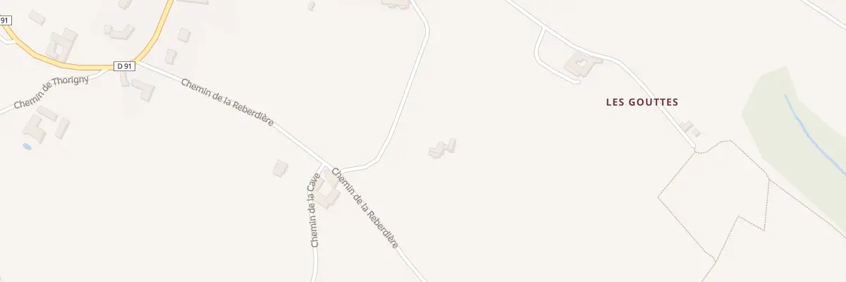 Plan du 5177 Che de la Calonnière à Bibost