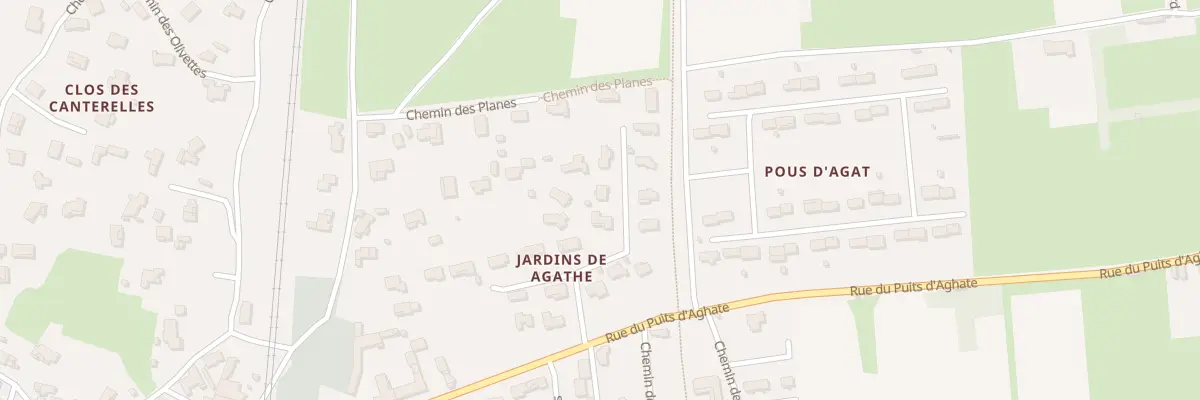 Plan du 5616 Aires Vieilles Pous d’Agat à Sernhac