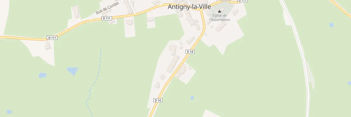 Plan du 8 Rue d’Avau à Antigny-la-Ville