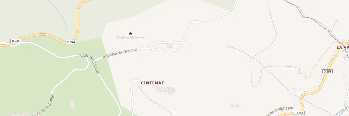 Plan du 250 Imp de Cintenat à Saint-Étienne-de-Serre