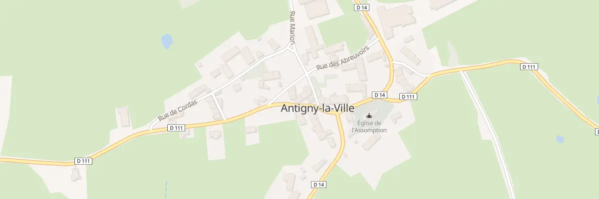 Plan du 4 Rue des Chenevières à Antigny-la-Ville