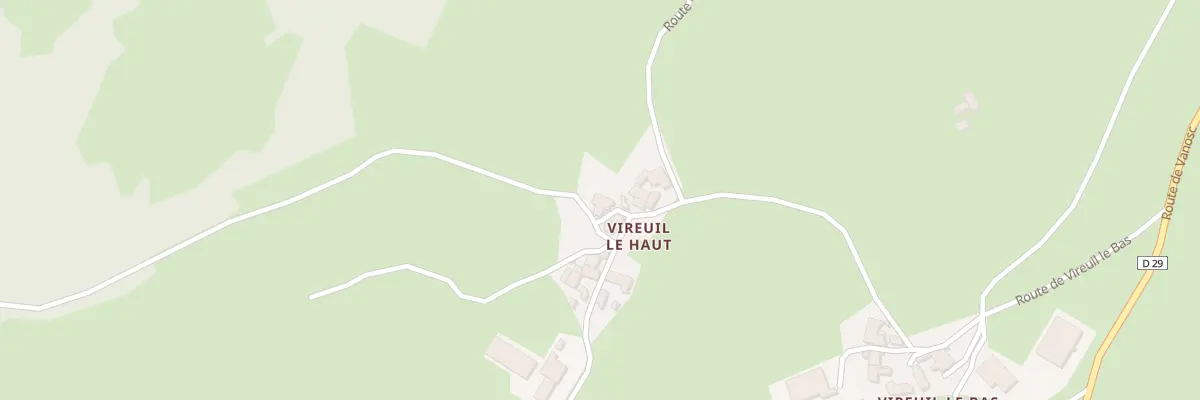 Plan du 1168 Rte de Vireuil le Haut à Burdignes