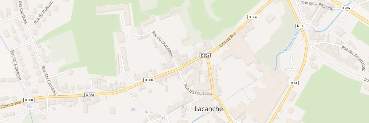 Plan du 12 Gr Grande Rue à Lacanche