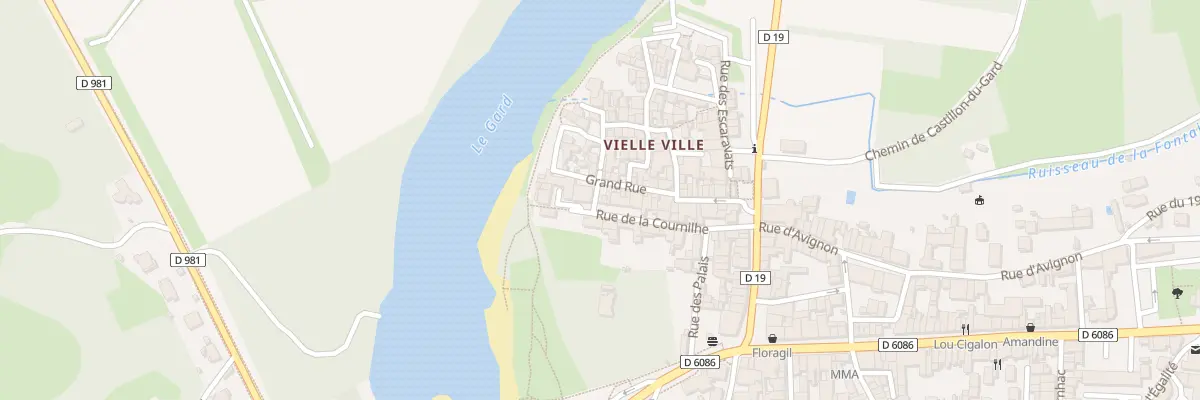 Plan du 5 Rue de la Cournilhe à Remoulins
