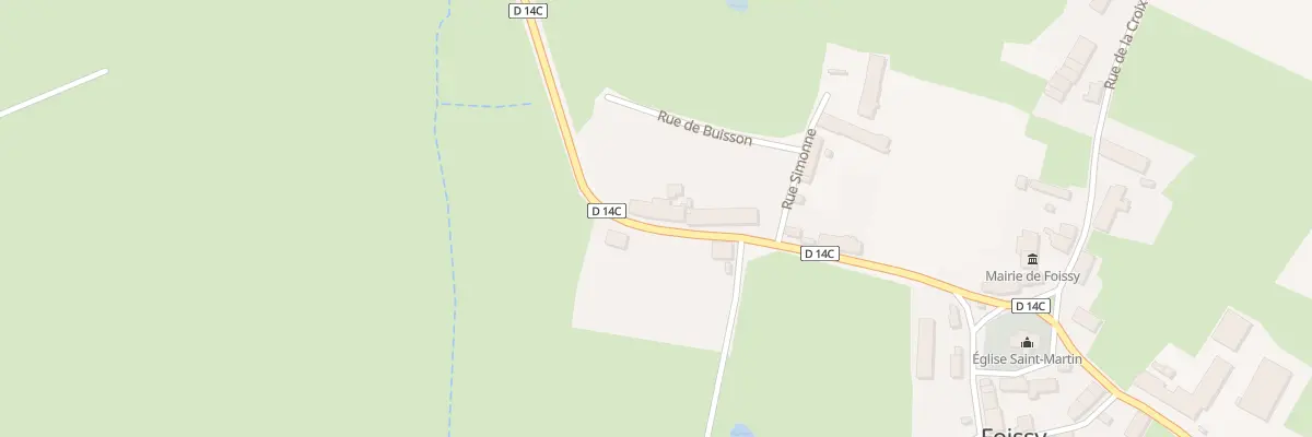 Plan du 3 Rue de la Velle à Foissy