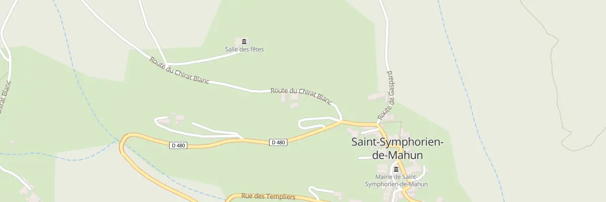 Plan du 99 Rte du Chirat Blanc à Saint-Symphorien-de-Mahun