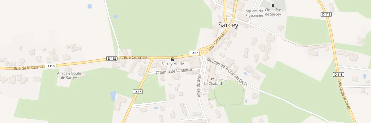 Plan du 173 Rue Centrale à Sarcey
