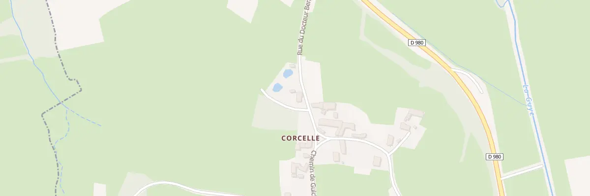 Plan du 5093 A Corcelles à Sigy-le-Châtel
