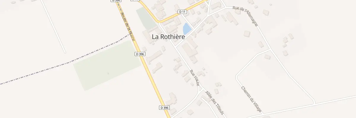 Plan du 6 Rue Haute à La Rothière