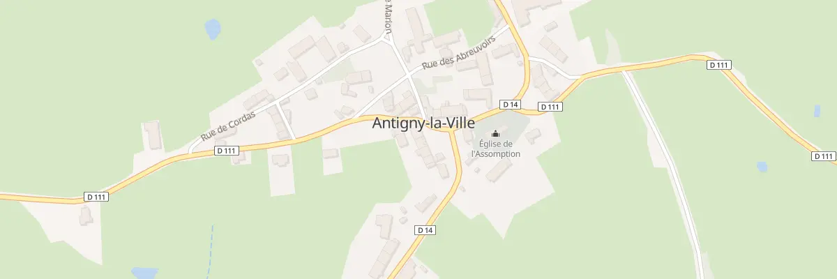 Plan du 12 Pl de la Mairie à Antigny-la-Ville