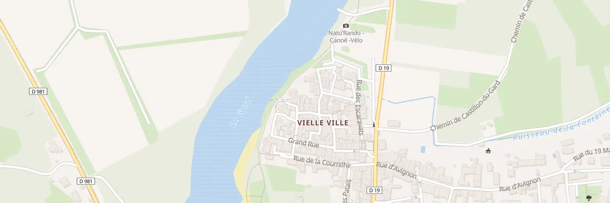 Plan du 5 Rue de la Salvetat à Remoulins