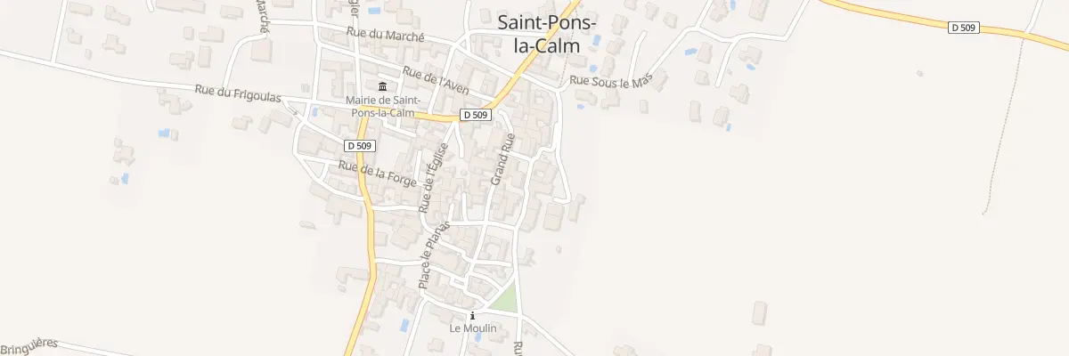 Plan du 5032 Rue de la Magnanerie à Saint-Pons-la-Calm