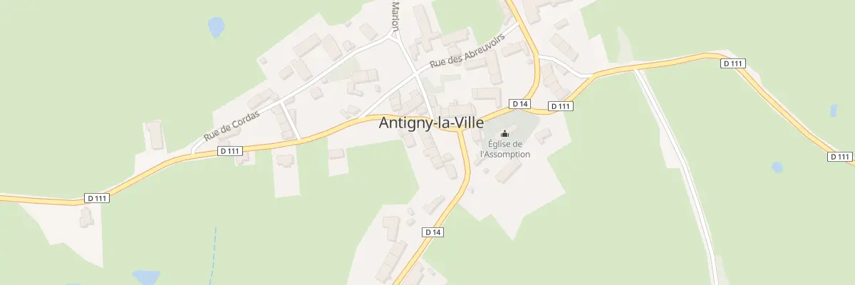 Plan du 5079 Le Village à Antigny-la-Ville