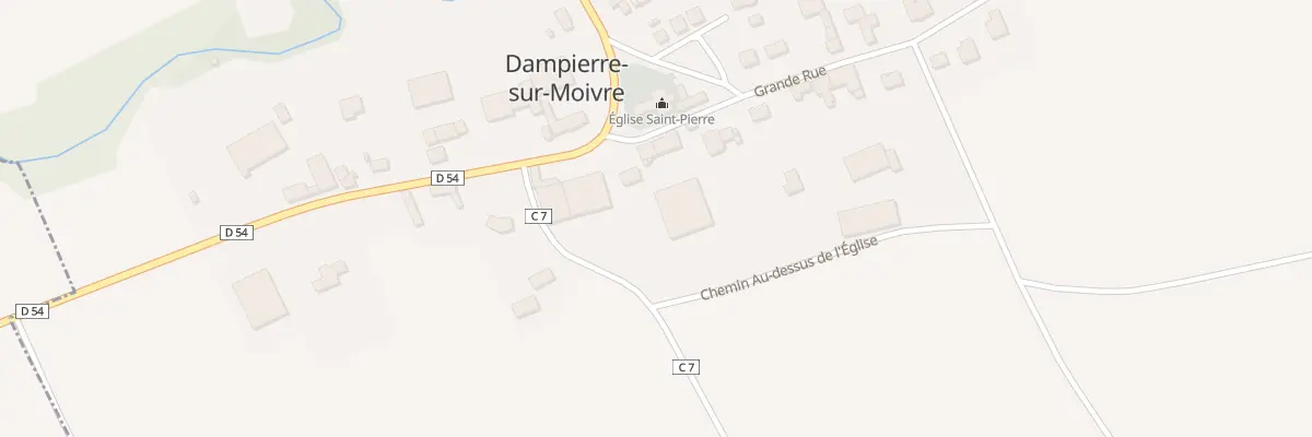Plan du 1 Rue de la Marne à Dampierre-sur-Moivre
