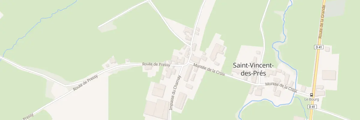 Plan du 5064 Vers la Croix à Saint-Vincent-des-Prés