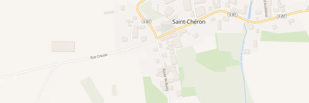 Plan du 1 Rte de Bussy à Saint-Chéron