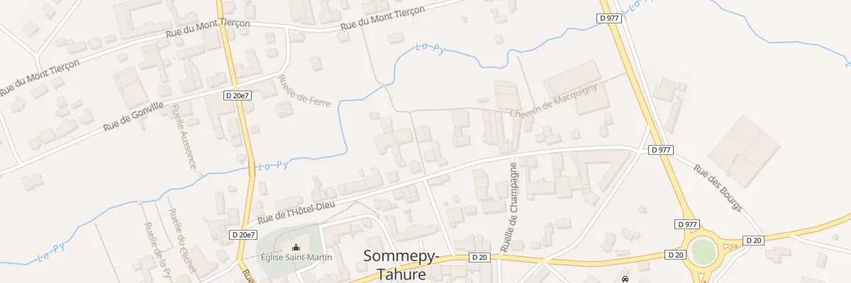 Plan du 16 Rue de l’Hôtel-Dieu à Sommepy-Tahure