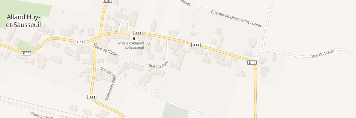 Plan du 14 Rue du Parc à Alland’Huy-et-Sausseuil