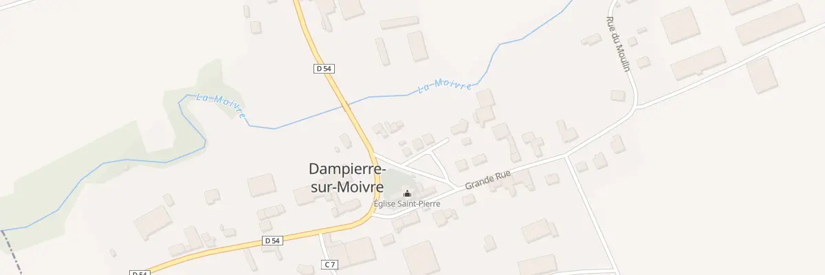 Plan du 10 Rue des Jardins à Dampierre-sur-Moivre