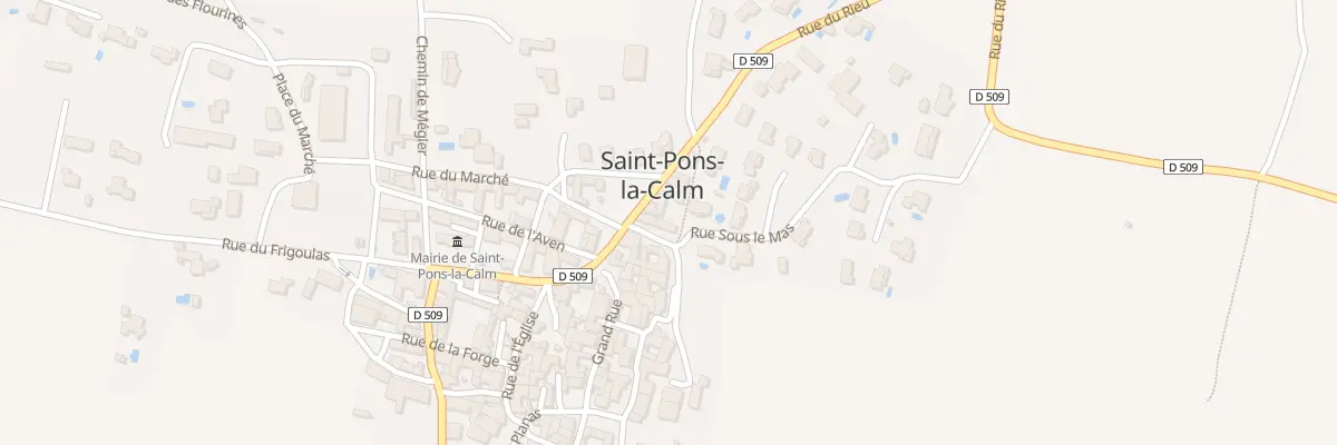 Plan du 5122 Rue La Cour du Roy à Saint-Pons-la-Calm