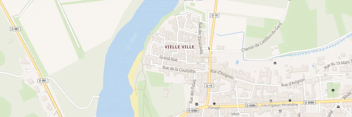 Plan du 15 Gr Grand Rue à Remoulins
