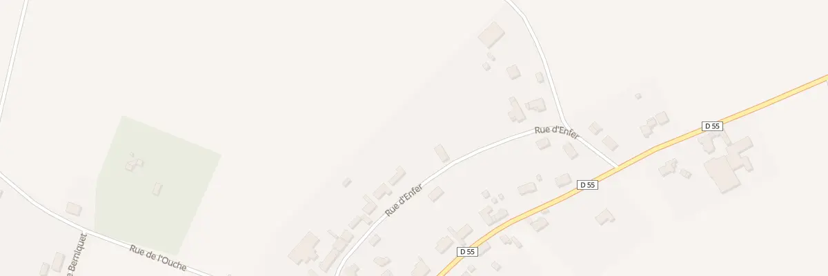 Plan du 13 Rue d’Enfer à Brandonvillers