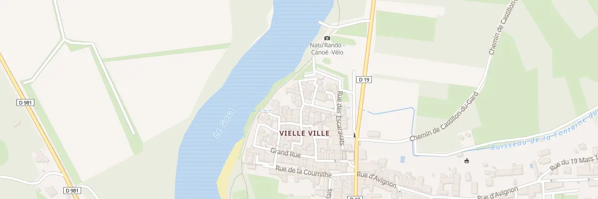 Plan du 10 Rue de l’Ancienne Mairie à Remoulins