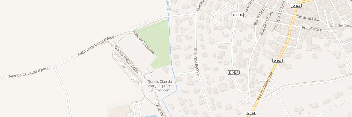 Plan du 18 Rue Pieu Redon à Jonquières-Saint-Vincent