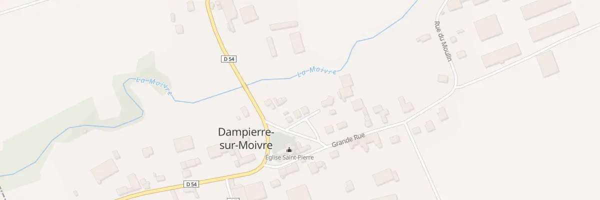 Plan du 6 Rue de l’Eglise à Dampierre-sur-Moivre
