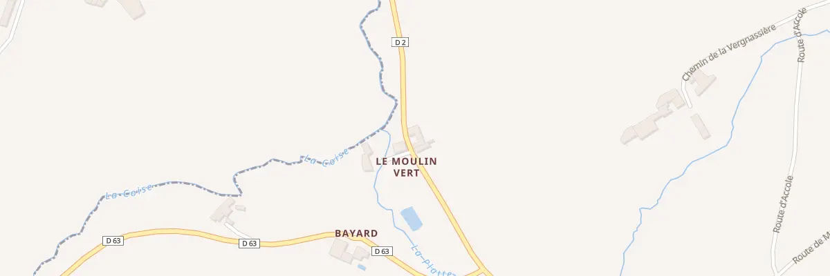 Plan du 530 Rte de St Symphorien sur Coise à Sainte-Catherine