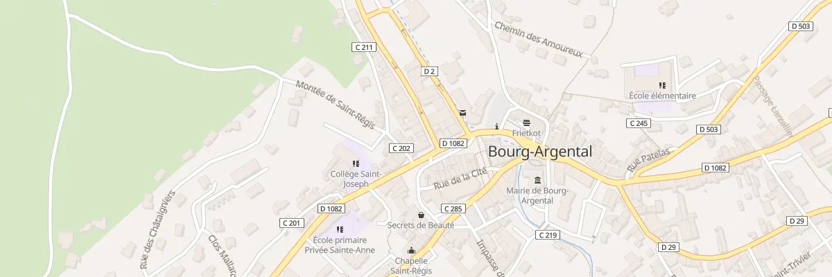 Plan du 3 Bd Henri Sénéclauze à Bourg-Argental