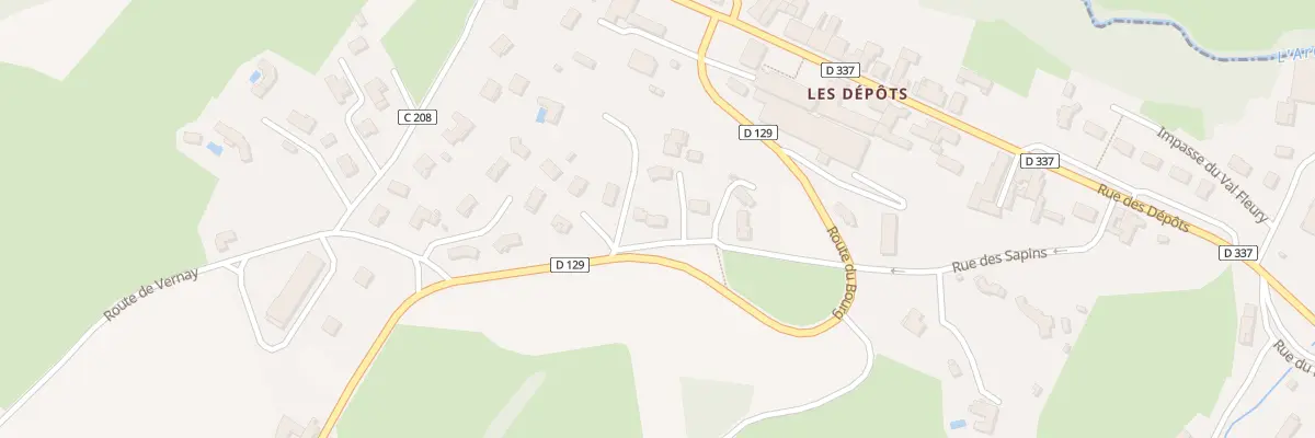 Plan du 5227 Les Depots à Saint-Didier-sur-Beaujeu