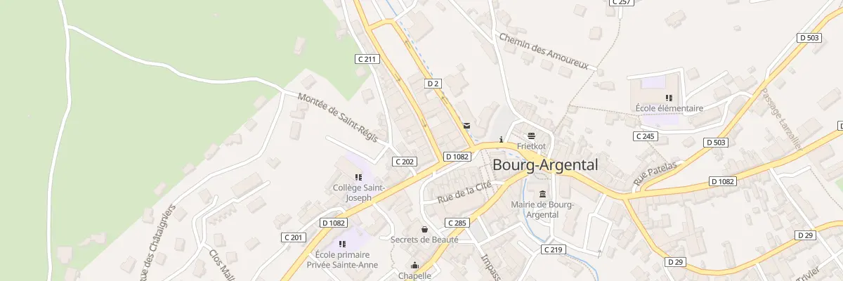 Plan du 5 Bd Henri Sénéclauze à Bourg-Argental