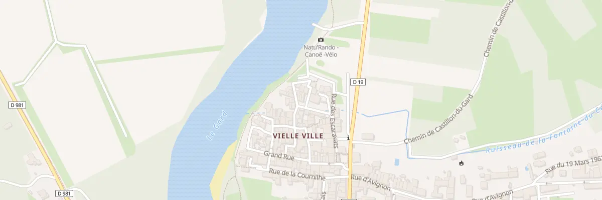 Plan du 5 Rue de l’Ancienne Mairie à Remoulins