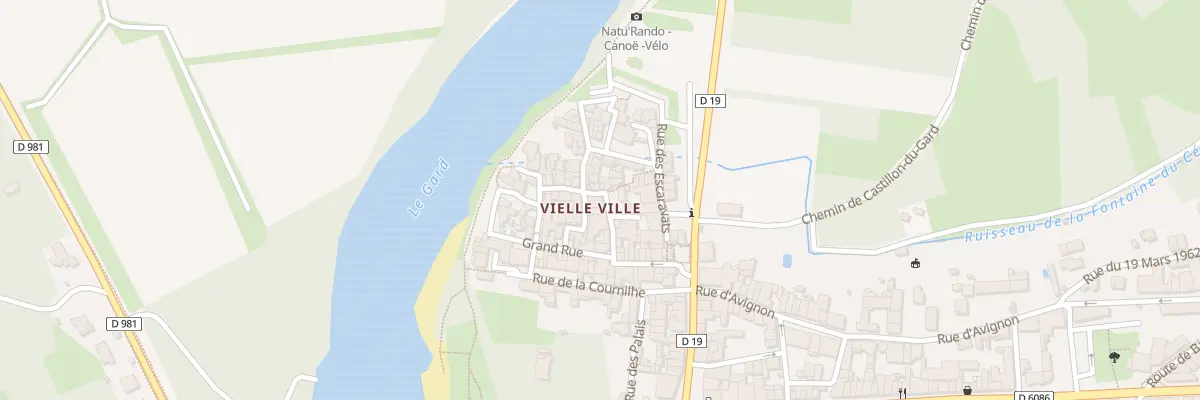 Plan du 8 Rue de la Salvetat à Remoulins