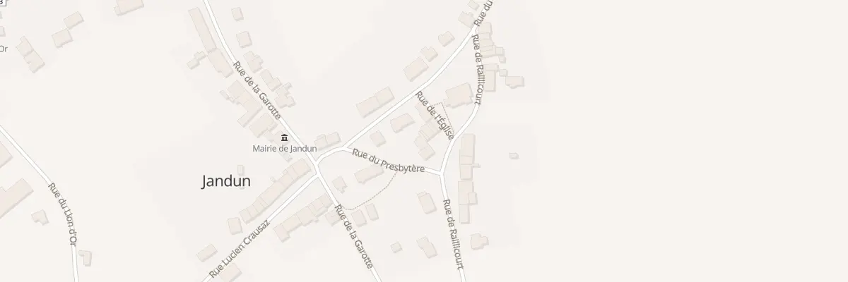 Plan du 5083 Rue du Presbytere à Jandun