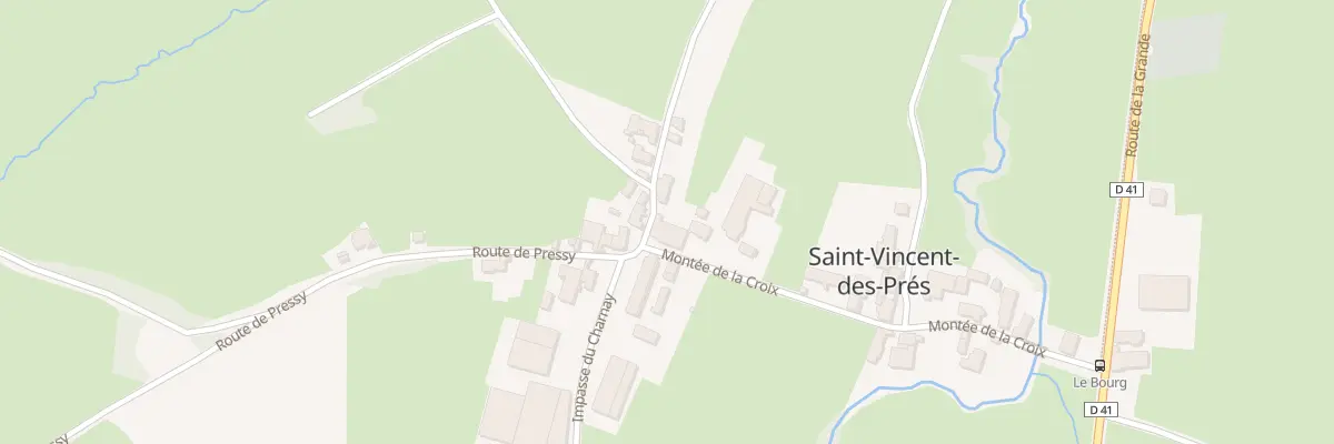 Plan du 5092 Vers la Croix à Saint-Vincent-des-Prés