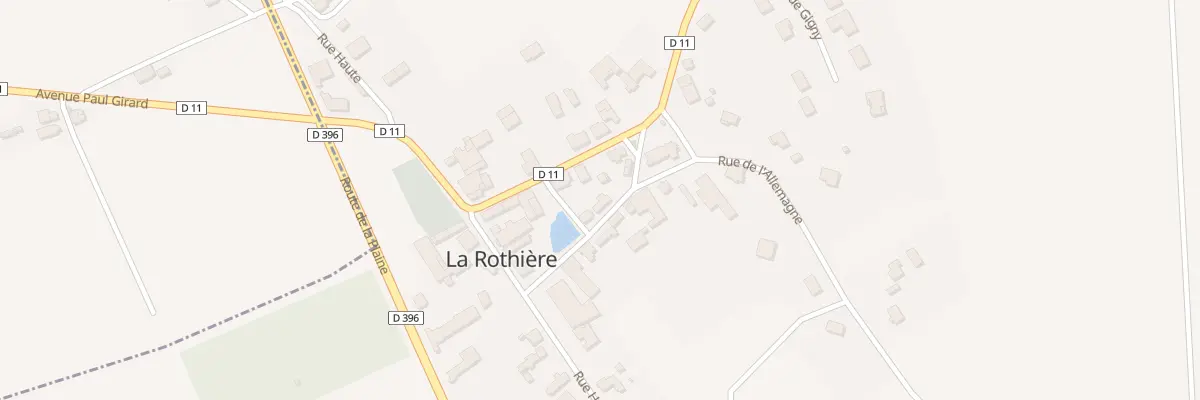 Plan du 3 Rue du Premier Février 1814 à La Rothière