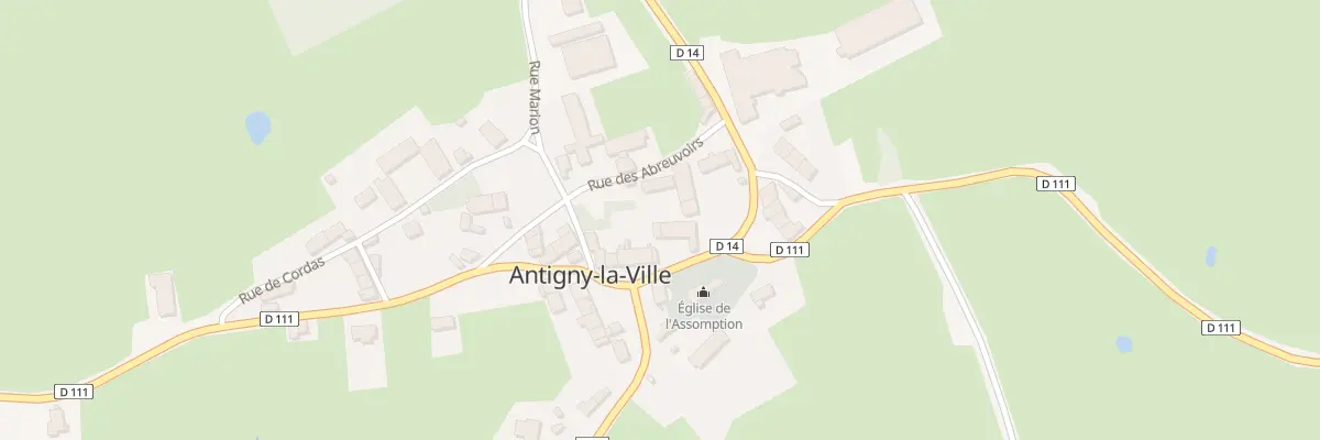Plan du 1 Rue Bollot à Antigny-la-Ville