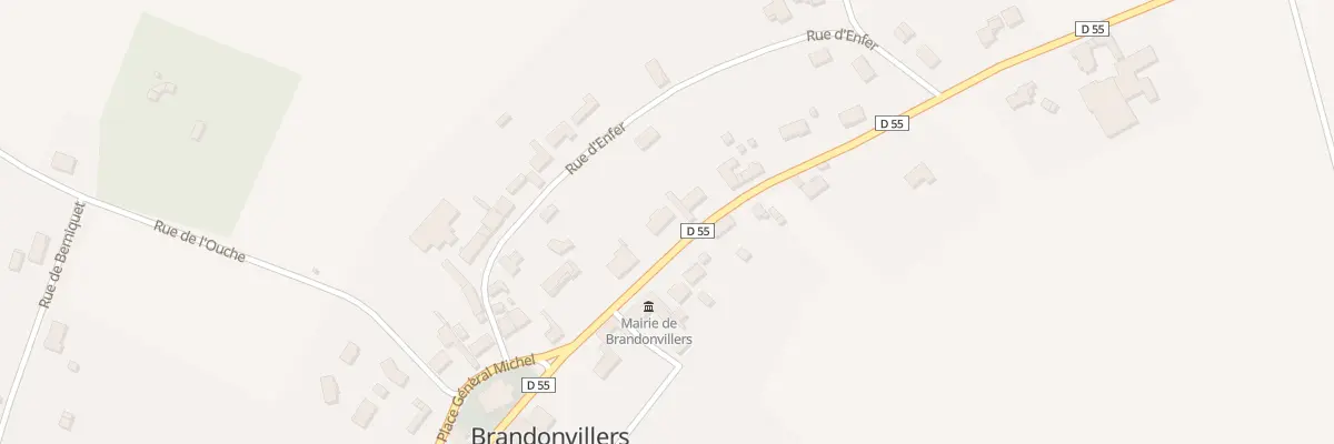 Plan du 19 Rue du Haut Montier à Brandonvillers