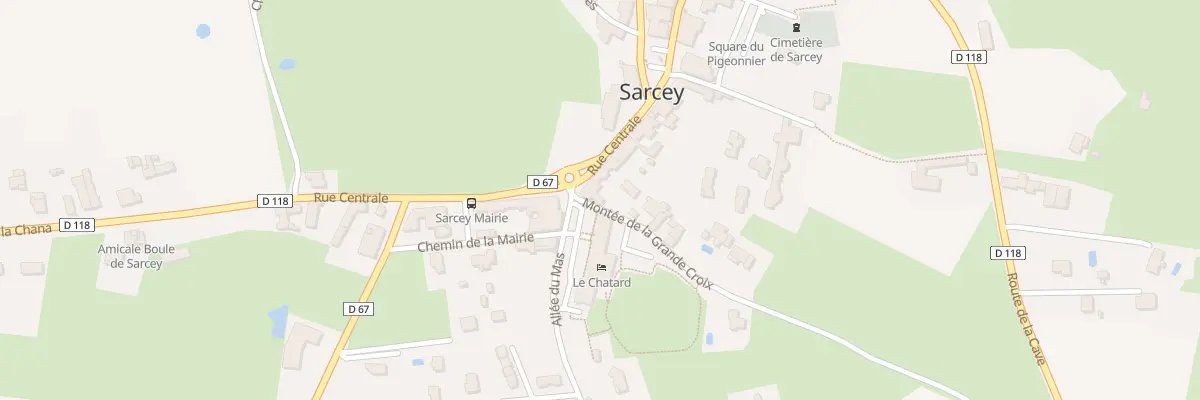 Plan du 17 Mte de la Grand’Croix à Sarcey